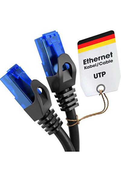 KABELDIREKT Cat6 Ethernet Cable RJ45 - 15m, Blue