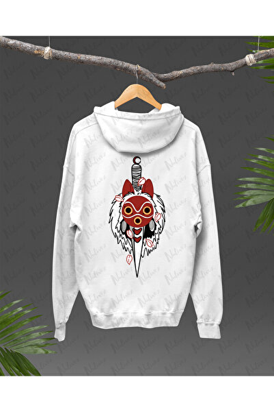 Nulivez هودي أنيمي ستوديو جيبلي برينسيس مونونوكي تصميم مطبوع ، هودي عالي الجو...