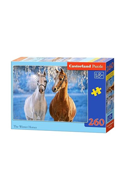 Castorland Пъзел 260 части Зимни коне 27378