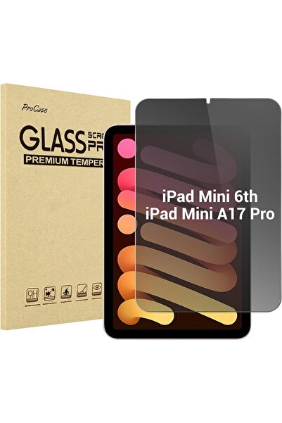 PROCASE واقي شاشة الخصوصية لجهاز iPad Mini (8.3 بوصة) من الزجاج المقوى - شفاف