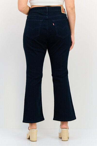 Levi's Women Slim Fit Solid Stretchable Jeans, Navy