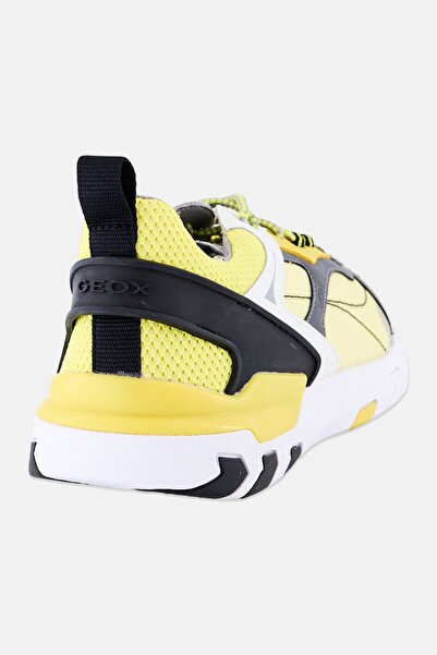Geox Men Grecale A Lace Up Casual Shoes, Yellow