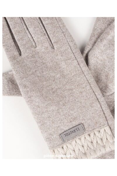 PIECE SIGNATURE Mănuși de lux pentru femei (95% poliester 5% spandex)