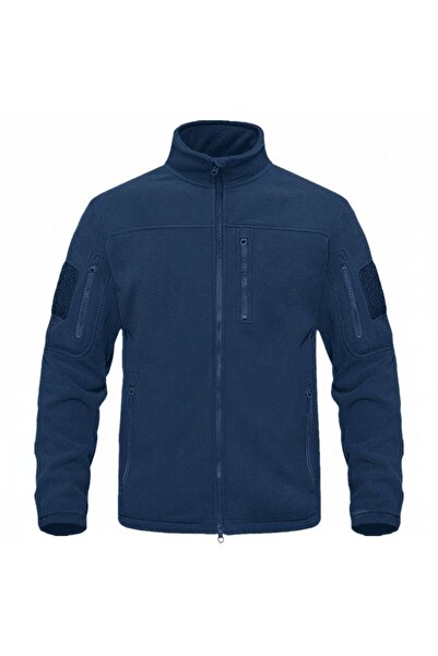 Hipolar Tactical Polar Fleece Jacket, Dark Blue, Winter