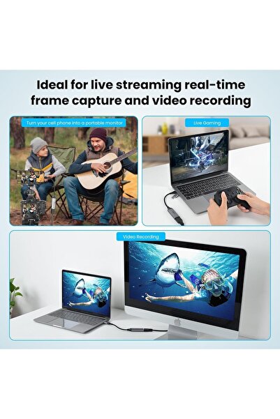 Other Ti Tercily 4K HDMI to USB-C Capture Card — 1080p@60fps, Live Streaming & Recording (Windows/Mac)