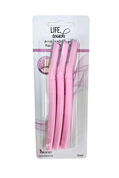 Life Touch امواس وجه وجسم من لايف تاتش لون وردي