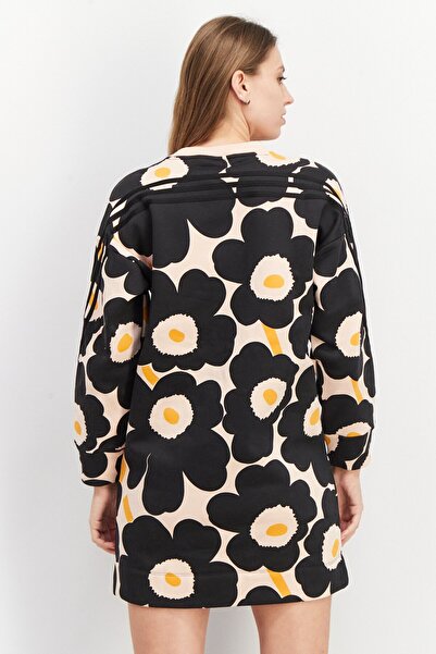 adidas x Marimekko Women Sportswear Fit Long Sleeve Outdoor Dress, Multicolor