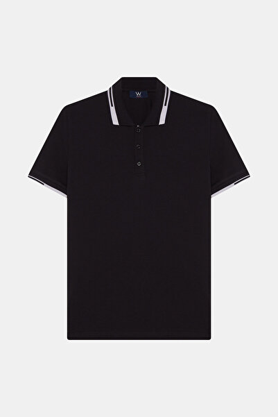 W Collection SİYAH BİSİKLET YAKA T-SHIRT