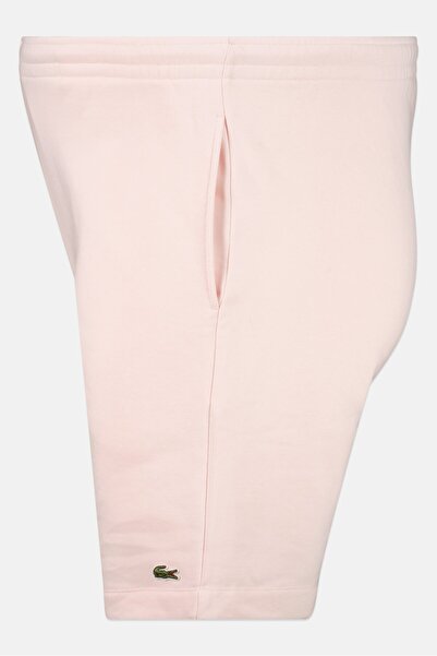 Lacoste Men Regular Fit Embroidered Logo Basic Shorts, Pink