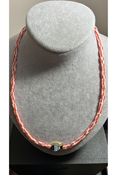 Atelier By Serkan قلادة من الخرز على شكل سمكة الحظ