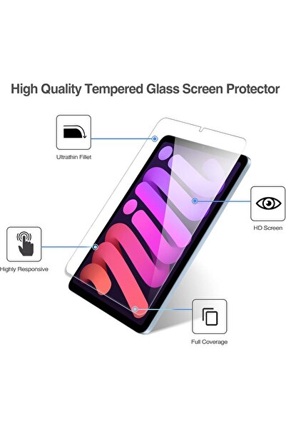 PROCASE iPad Mini 6 (8.3", 2021) Screen Protector - 2 Pack (Tempered Glass, 9H)