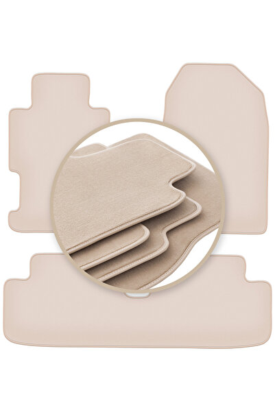 Other Covorașe bej PREMIUM pentru: Honda Civic VII hatchback cu 3 uși, coupe ...