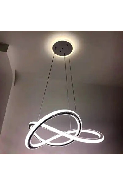 LED CONCEPT Lustra LED cu trei tipuri de lumina, neagra, asimetrica, 122W, 55...