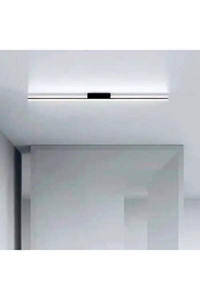 LED CONCEPT Lustra LED cu trei tipuri de lumina, neagra, liniara, 40W, 100x4x6cm