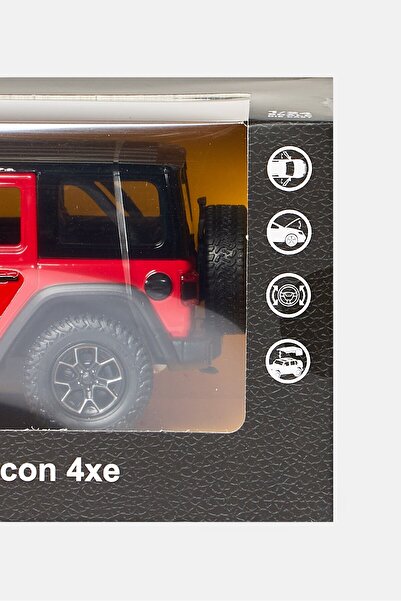Rastar Jeep Wrangler Rubicon Scale 1/24 Die Cast Car, Red