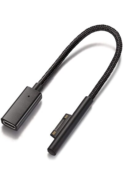 KASTWAVE كابل شحن USB-C مضفر لجهاز Microsoft Surface (45 واط / 15 فولت / 3 أم...