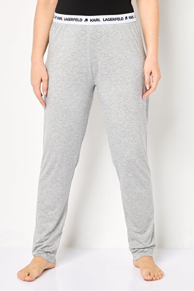 Karl Lagerfeld بنطلون بيجاما نسائي من هيذر، رمادي