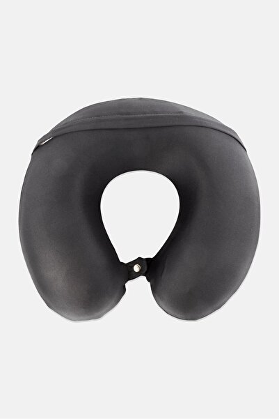 ISAAC MIZRAHI Memory Foam Travel Pillow, Black