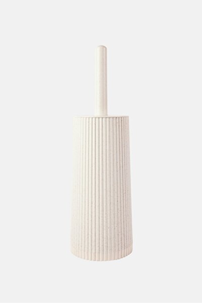 simply green Toilet Brush With Holder, Off White
