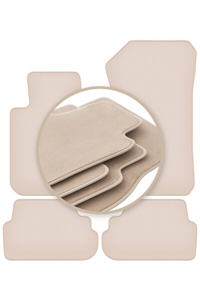 Other Covorașe bej PREMIUM pentru: BMW 1 E81 hatchback 2007-2012