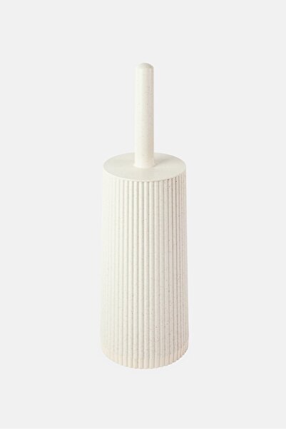 simply green Toilet Brush With Holder, Off White