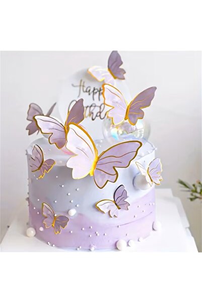 women 's heart MOR KELEBEK SÜS 42 ADET