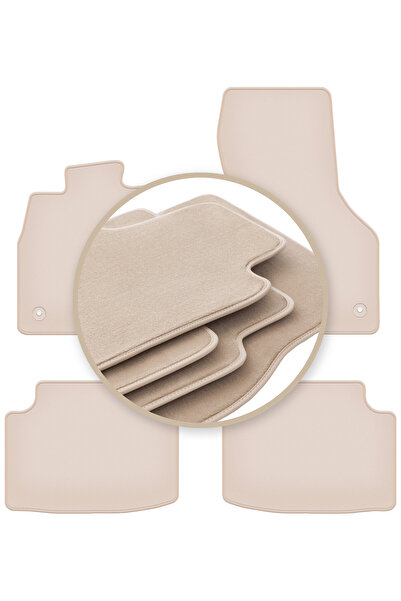 Other Covorașe auto PREMIUM bej pentru: Skoda Octavia III liftback, sedan, variant, break 2012-2020