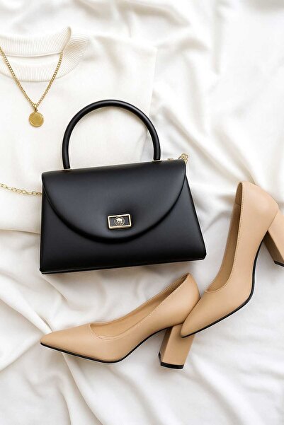 Mimoza Women's Hand Shoulder Bag - Mini Stylish with Gold Chain Strap Detail