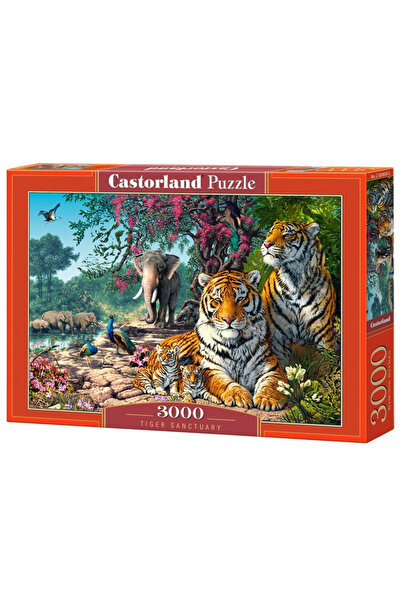 Castorland Puzzle 3000 piese Sanctuarul Tigrilor 300600