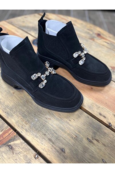 Butik NOBLE SHOES HAKİKİ SÜET DERİ KADIN CHELSEA BOT