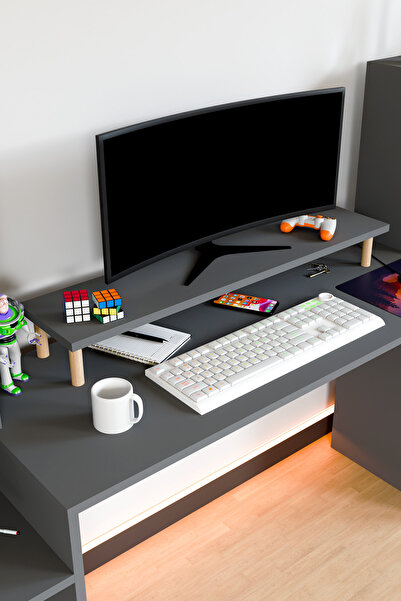 interGO Moyo Monitör Yükseltici, Ekran Yükseltici, Masa Üstü Organizer