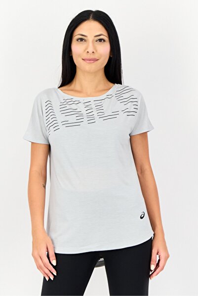 Asics Women Sportswear Fit Short Sleeve Training T-Shirt, Light Grey