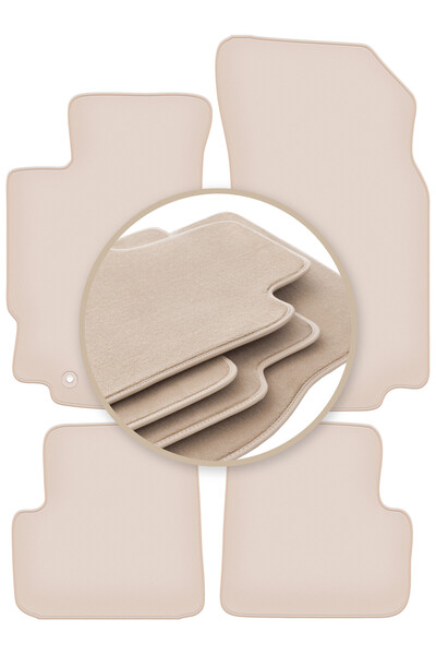 Other Covorașe auto PREMIUM bej pentru: Peugeot 406 sedan, break, break 1995-...