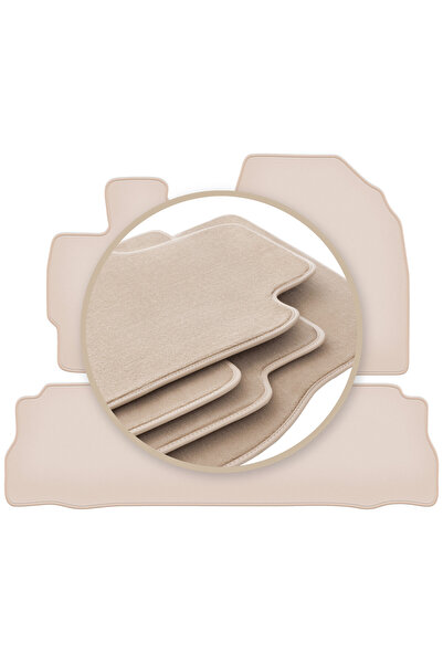 Other Covorașe bej PREMIUM pentru: Toyota Prius III Plus hatchback 2011-2015