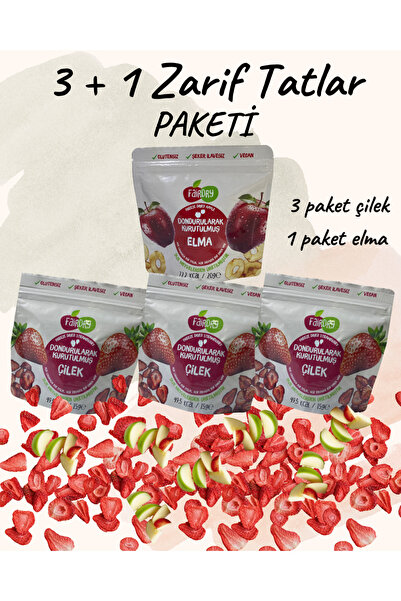 Fair Dry "3+1 Zarif Tatlar Paketi" - Freeze Dried, Dondurularak Kurutulmuş, K...