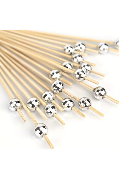 Balonsan Disko Topu Detaylı Pasta ve Kanepe Kürdanı 20 Adet