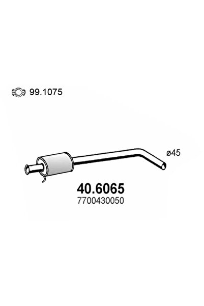 ASSO Toba Esapamet Intermediara Renault Megane 1/Megane Scenic/Scenic 1 Microbus