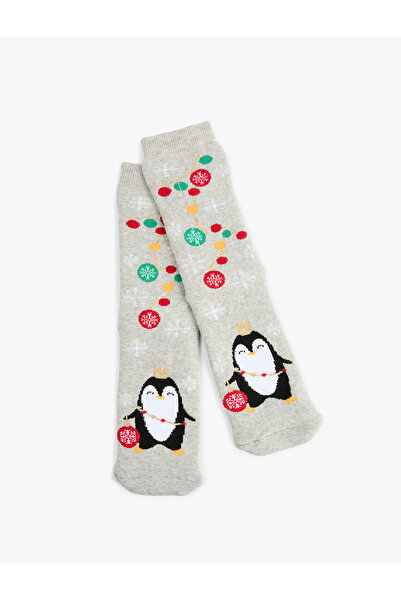 Koton Yılbaşı Temalı Soket Havlu Çorap