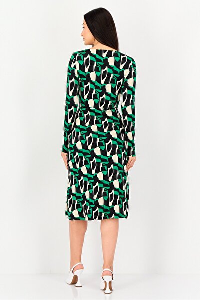 ORSAY Women Allover Print Midi Dress, Multicolor