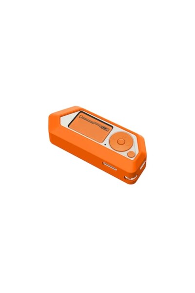 UnderShop Flipper Zero Silicone Case, Orange, Shockproof, + 2 RFID Protector