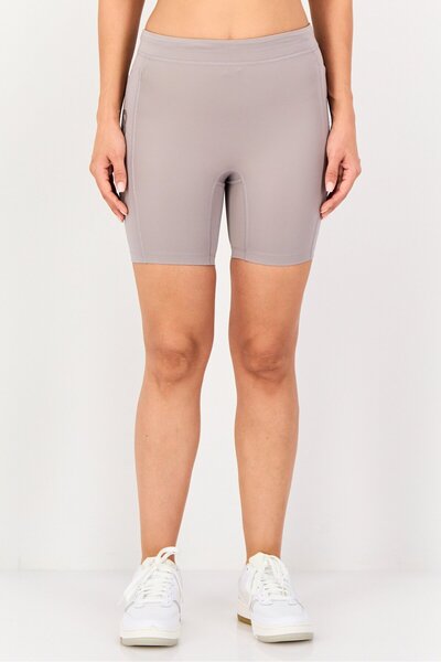 Under Armour Women Fitted Fit Running Shorts, Grey