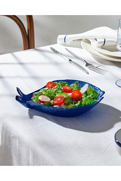 Madame Coco Poisson Plate - Medium Size - Cobalt