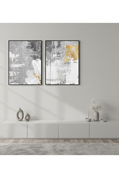 Linacci Комплект от две черни метални рамки със сиво огледално стъкло