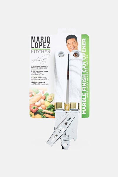 Mario Lopez Marble Finish Can Opener, Multicolor