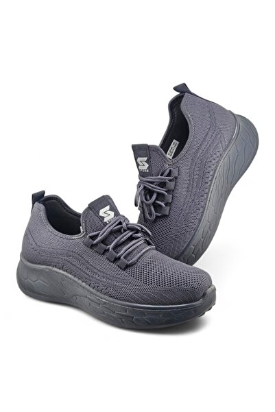 Stone Lightweight Knitted Sneakers