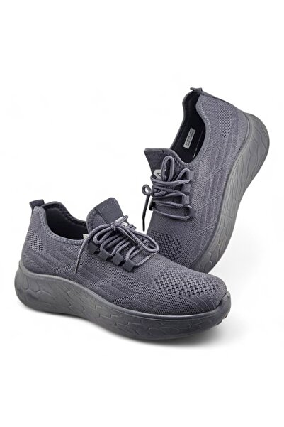 Stone Lightweight Knitted Sneakers