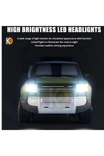 REZZOSS Range Rover Defender Model Car Exclusive Alloy Metal Remote Control Car