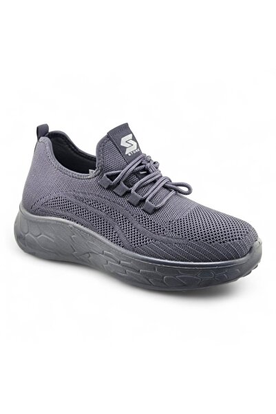 Stone Lightweight Knitted Sneakers