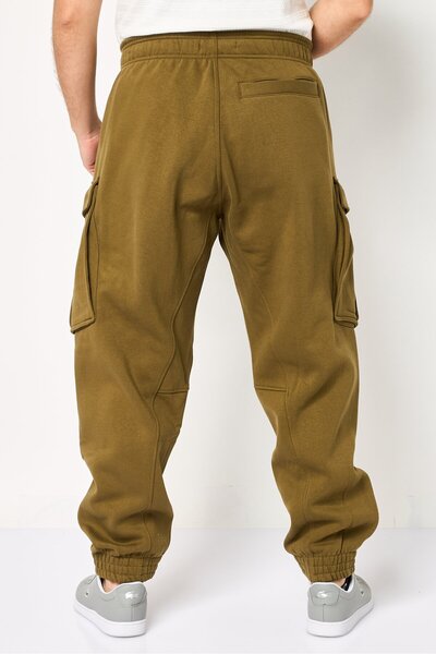 G-STAR RAW Men Regular Fit Solid Cargo Sweatpants, Dark Olive