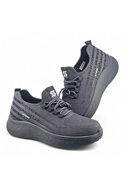 Stone Lightweight Knitted Sneakers